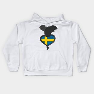 Gerbil Sweden (dark) Kids Hoodie